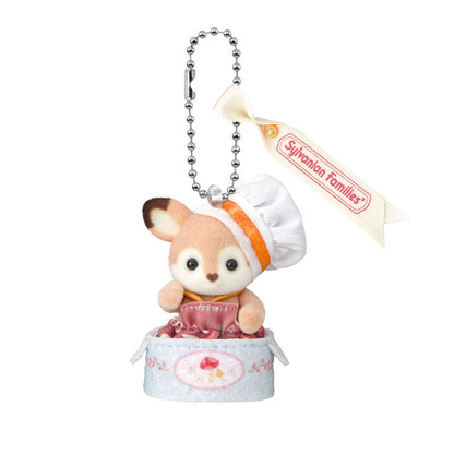 Sylvanian Families Deer Baby Soup Pot Costume Keychain