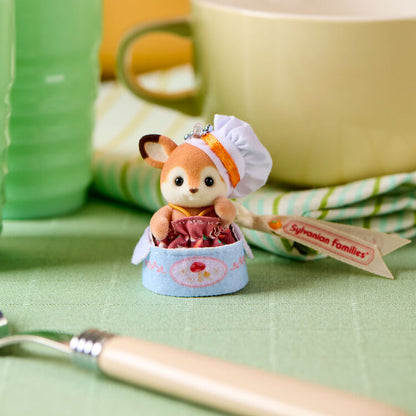 Sylvanian Families Deer Baby Soup Pot Costume Keychain