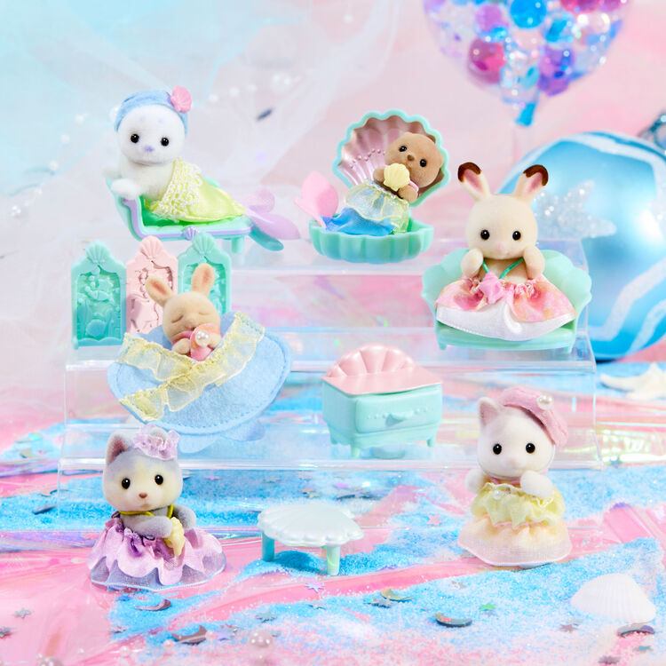 Sylvanian Families Baby Furniture Collection Yumemiro Mermaid Blind Box Figure（12pcs）