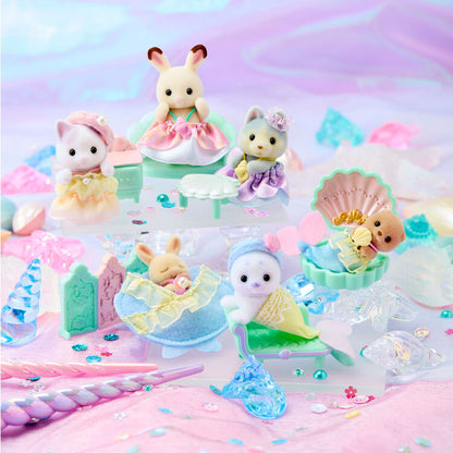 Sylvanian Families Baby Furniture Collection Yumemiro Mermaid Blind Box Figure（12pcs）