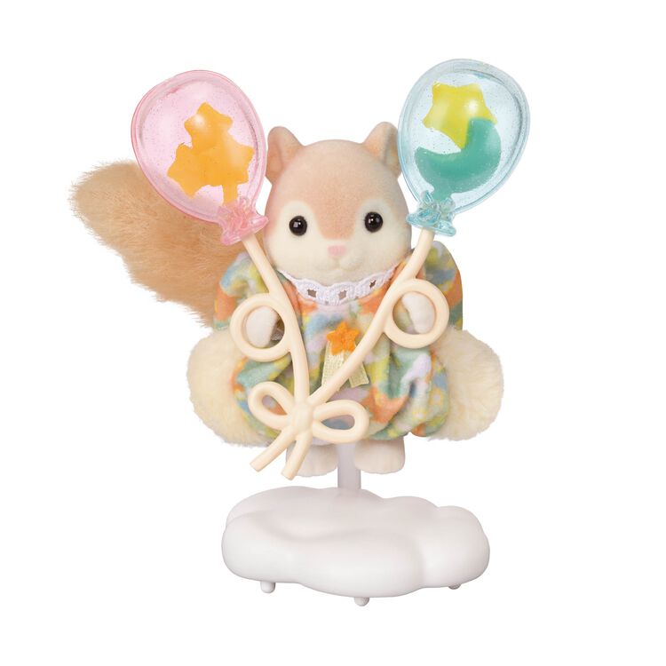 Sylvanian Families Flying Squirrel Siblings Sky Stroll Figure Set