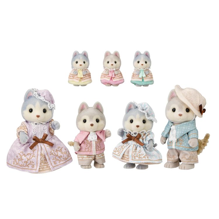 Sylvanian Families Elegant Set Husky Family Figure Set