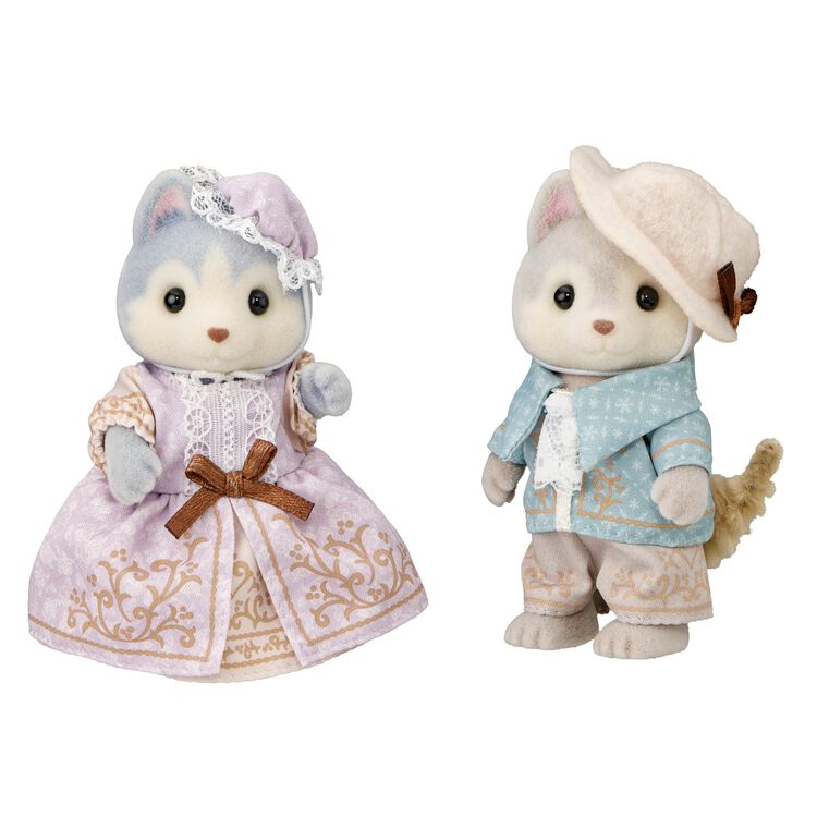 Sylvanian Families Elegant Set Husky Family Figure Set