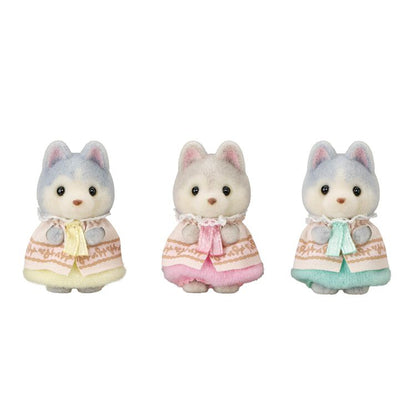 Sylvanian Families Elegant Set Husky Family Figure Set