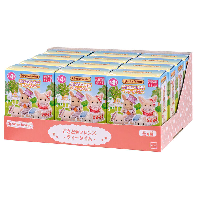 Sylvanian Families Dokidoki Friends Tea Time Blind Box Figure（12pcs）