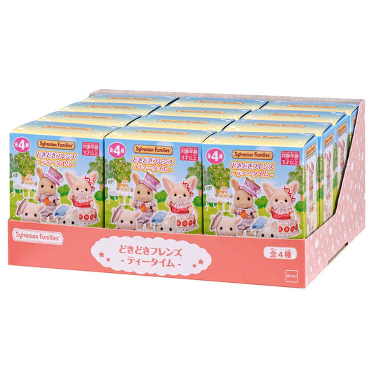 Sylvanian Families Dokidoki Friends Tea Time Blind Box Figure（12pcs）