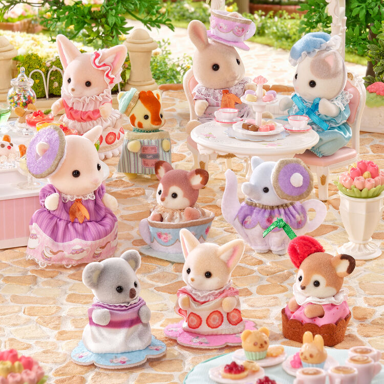 Sylvanian Families Dokidoki Friends Tea Time Blind Box Figure（12pcs）