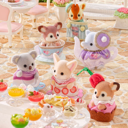 Sylvanian Families Dokidoki Collection Baby Tea Time Blind Box Figure （16pcs）