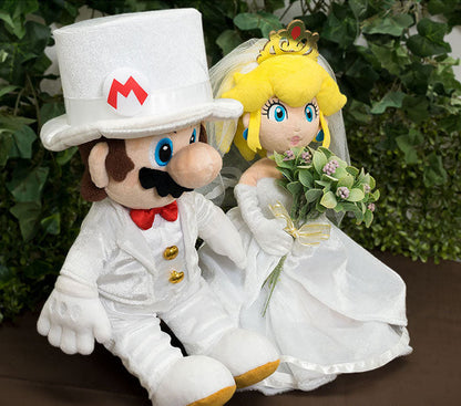 Super Mario Odyssey Mario & Peach Wedding Plush Set