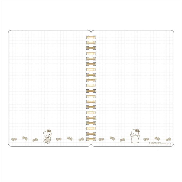 Sanrio Characters × Reiko Kurahashi Hello Kitty B6 Ring Notebook