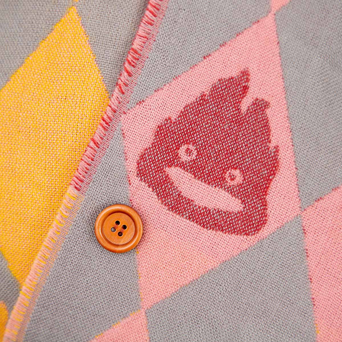 Howl’s Moving Castle Buttoned Jacquard Stole Howl’s Cape Design