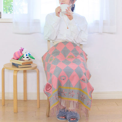 Howl’s Moving Castle Buttoned Jacquard Stole Howl’s Cape Design