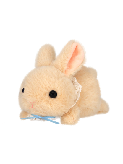 Chimoshi Rabbits Beige Bunny Plush Toy (crawling posture)