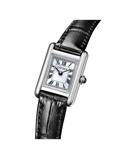 Citizen Kii EG2790-12A Eco-Drive Solar Women’s Watch Classic Square