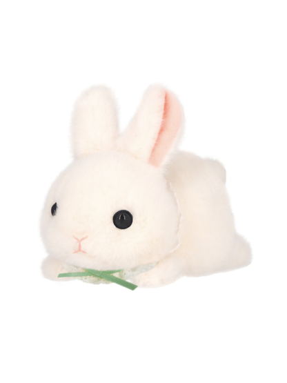 Chimoshi Rabbits White Bunny Plush Toy (crawling posture)