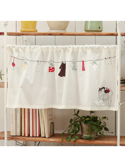 Donguri Closet Kiki’s Delivery Service Cafe Curtain