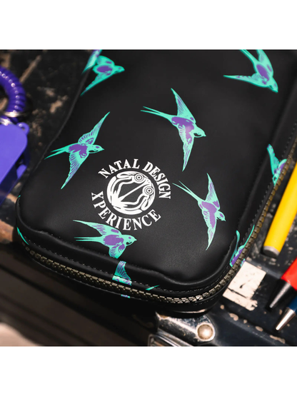 Hobonichi NATAL DESIGN LUCKY SWALLOW Small Drawer Pouch