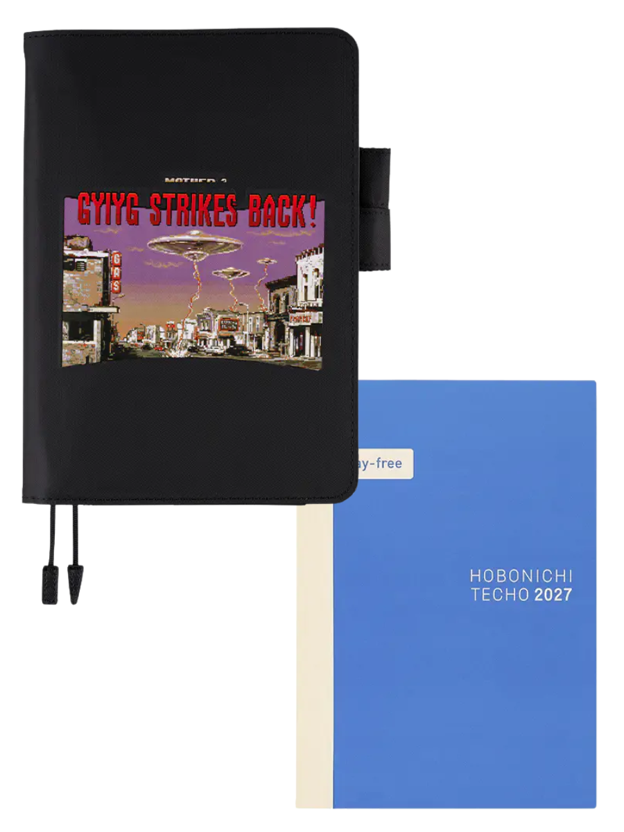 Hobonichi Techo 2027 Cousin A5 Cover – MOTHER2 “STRIKES BACK!”