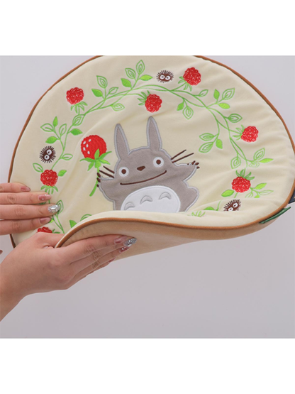 Totoro Strawberry Wreath Seat Cushion Round Chair Pad 35cm