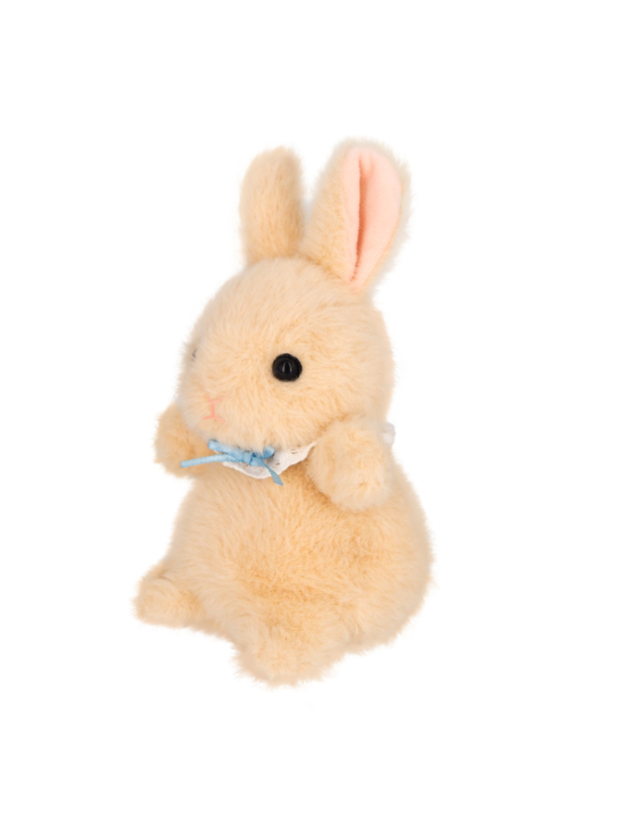 Chimoshi Rabbits Beige Bunny Plush Toy (upright posture)