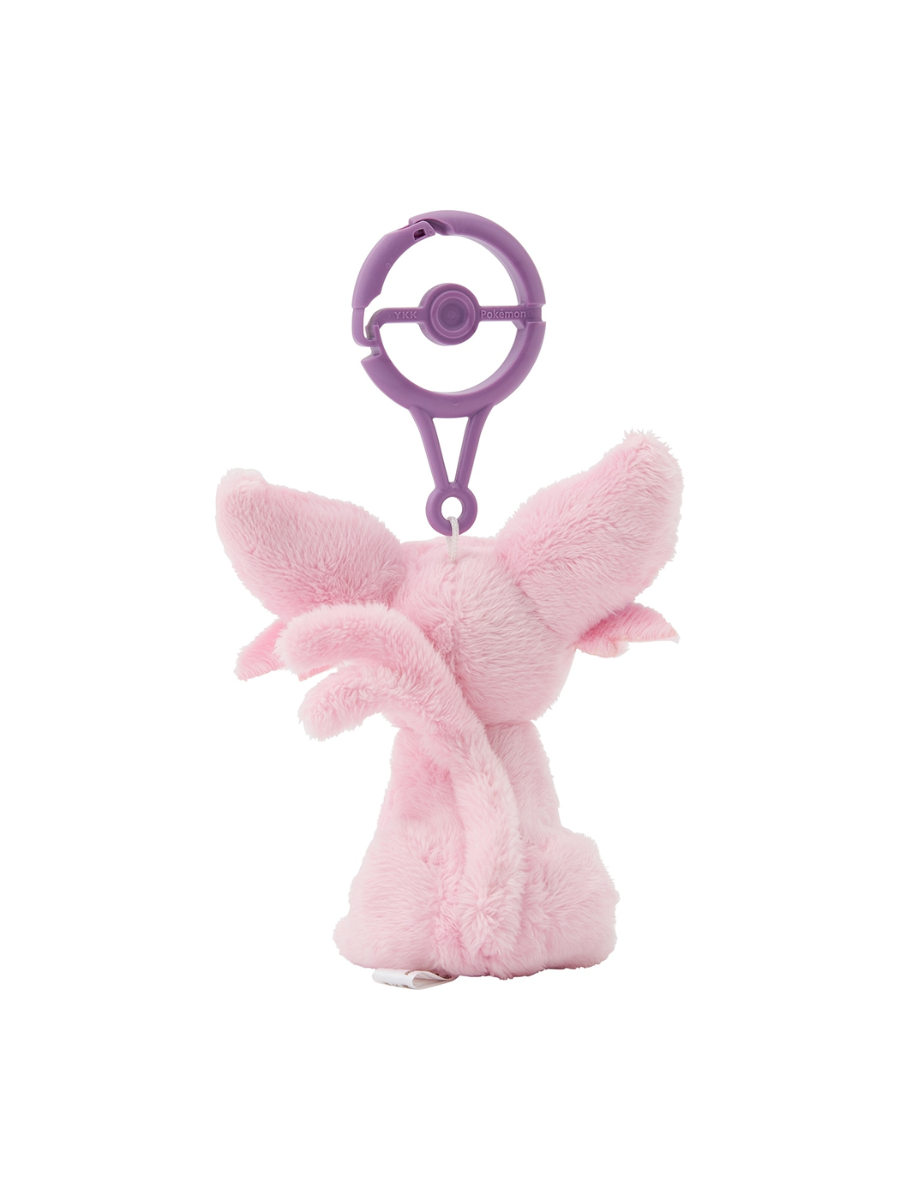 Pokemon Espeon Mascot Plush with Poke Ball Carabiner Bag Charm