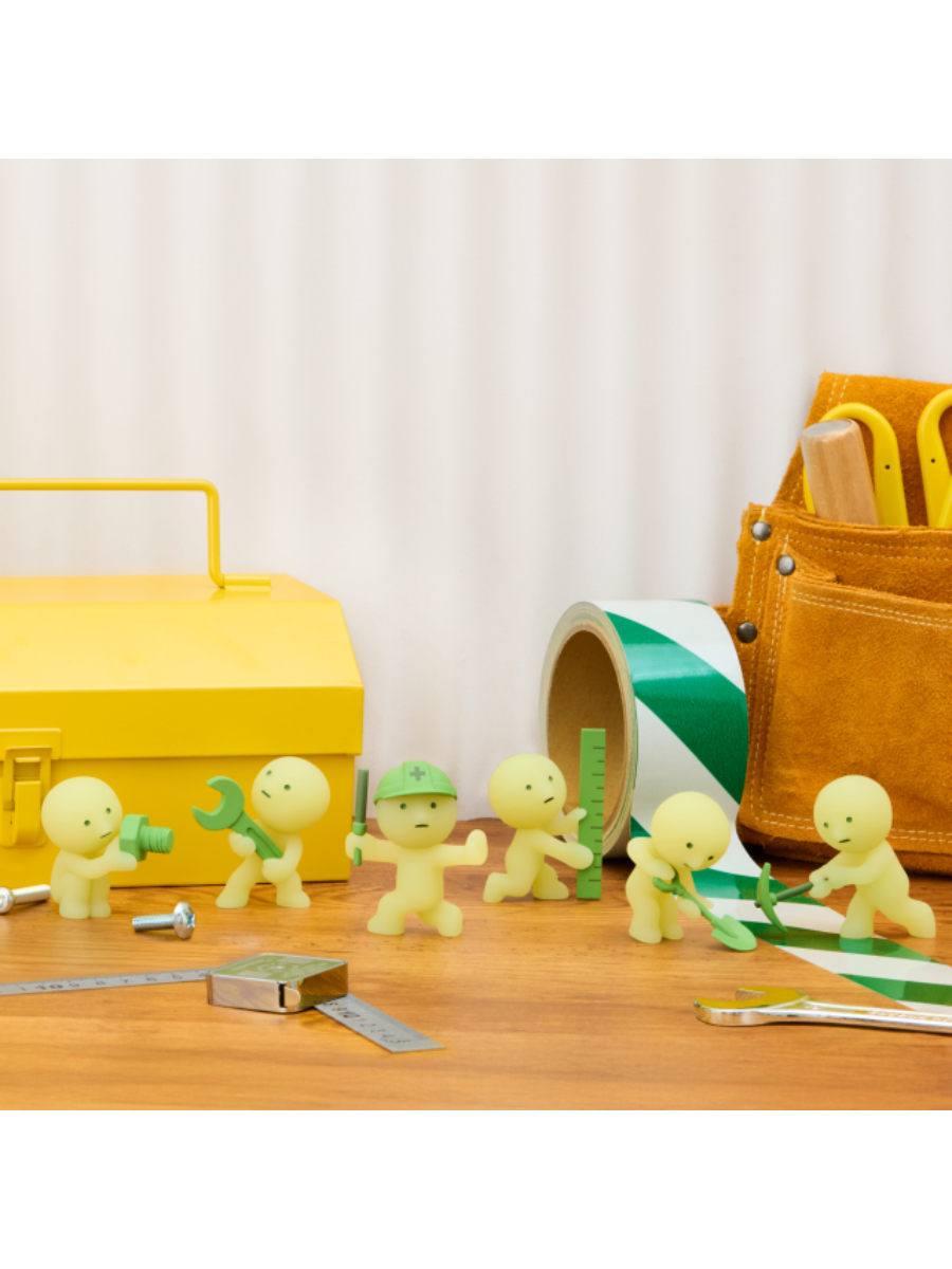 SMISKI Construction Series Glow-in-the-Dark Blind Box Figure