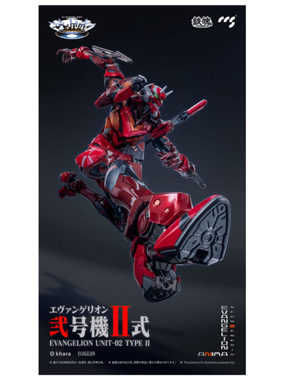 Evangelion ANIMA EVA Unit-02 Type II Diecast Action Figure