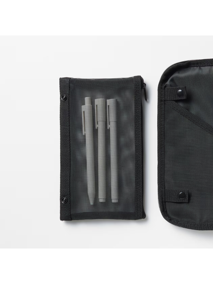 MUJI Notebook Cover with Detachable Pen Case
