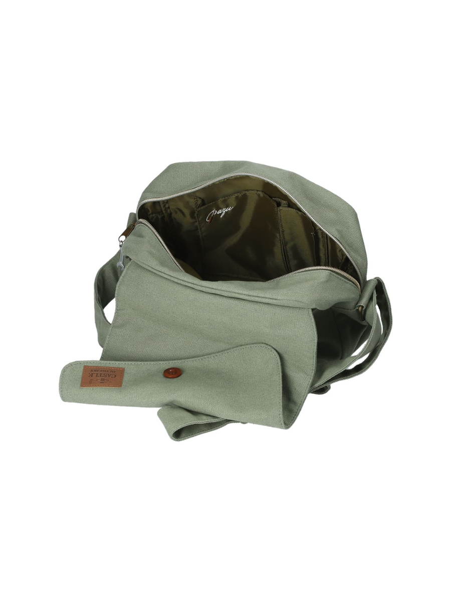 Castle in the Sky Pazu Canvas Bag Shoulder Bag Multi Pocket Tote