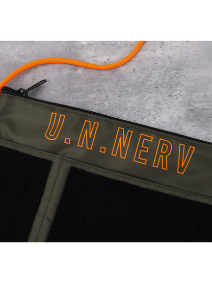 EVANGELION Custom Sacoche Bag with Hook & Loop Panel
