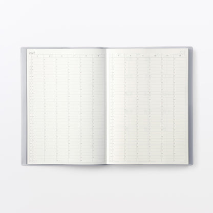 Muji 2026-2028 Monthly & Weekly Planner A6 Monday Start