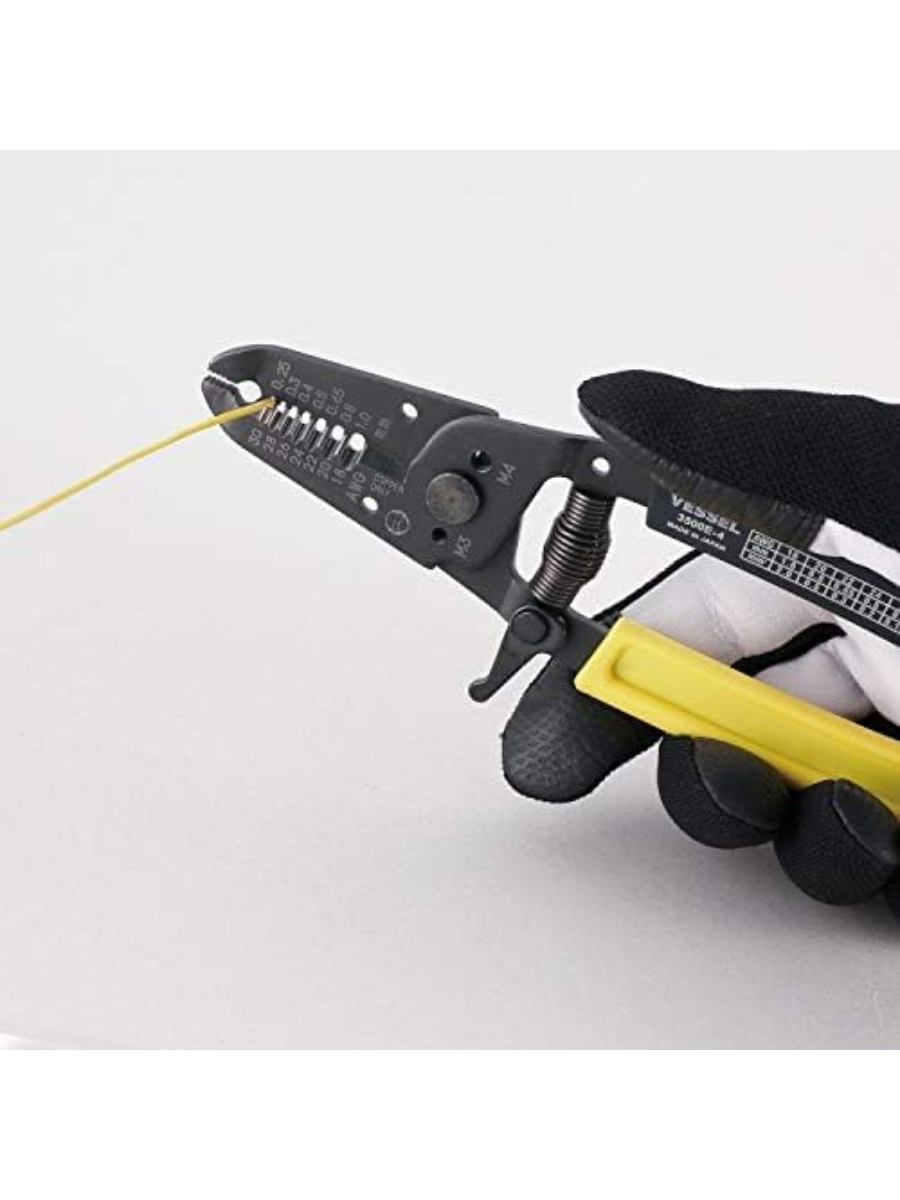 VESSEL 3500E-4 Wire Stripper with Bolt Cutter