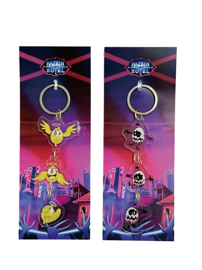 Hazbin Hotel 3-Piece Acrylic Keychain Set