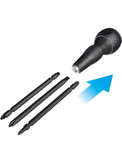 VESSEL 220W-3 Ball Grip Screwdriver Set
