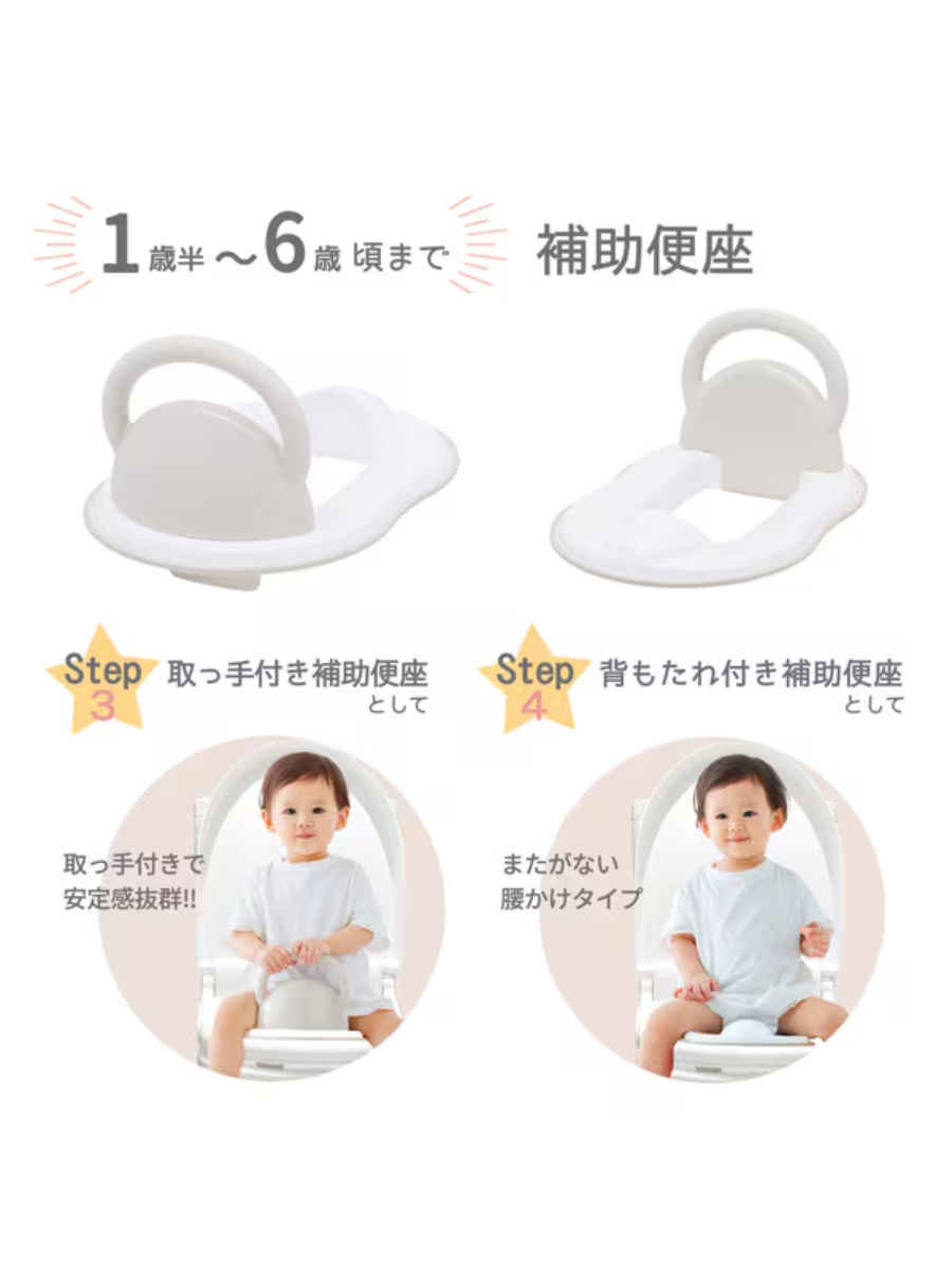 Yonghe 5-in-1 Toddler Potty Training System Greyish Beige
