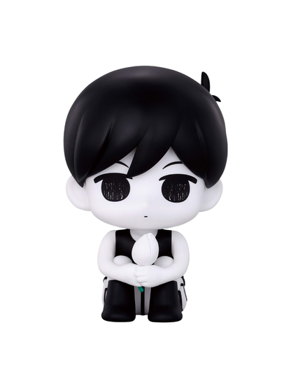 OMORI Sitting Figure Basil & Omori 11cm Deformed Prize Collectible