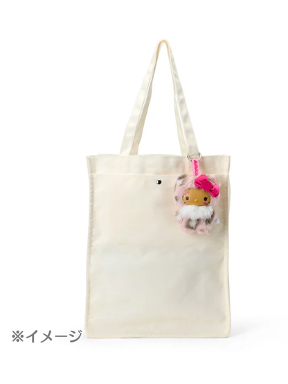 Hello Kitty Fine Face Mini Leopard Plush Keychain