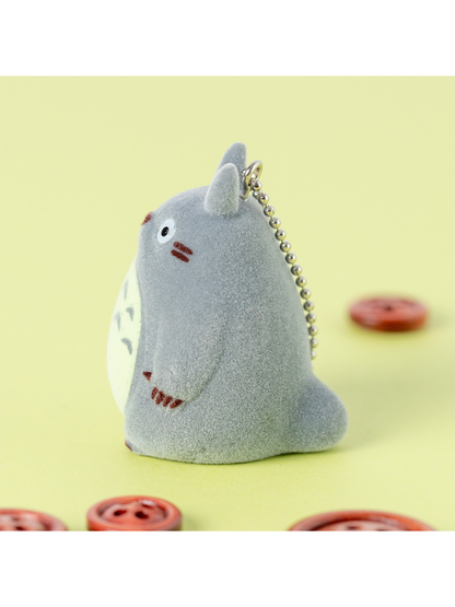 My Neighbor Totoro Flocking Keychain Big Totoro