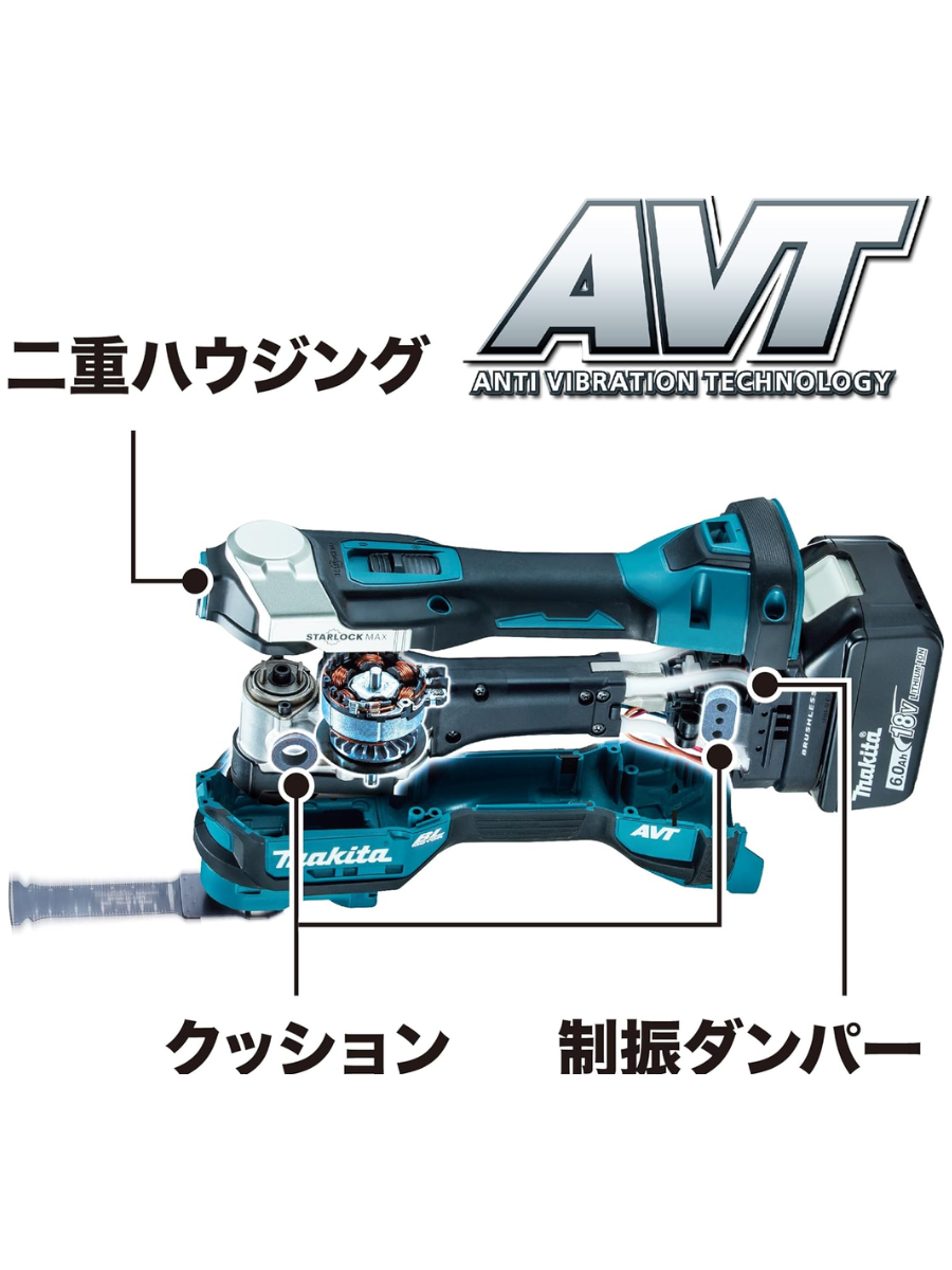 Makita TM52DRG 18V Cordless Multi Tool Kit