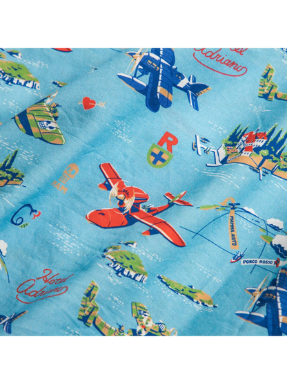 Porco Rosso Hawaiian Bandana Flying Boats Sky & Sea