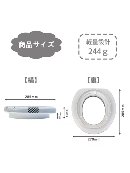Yonghe Soft Toddler Toilet Training Seat Train Pattern