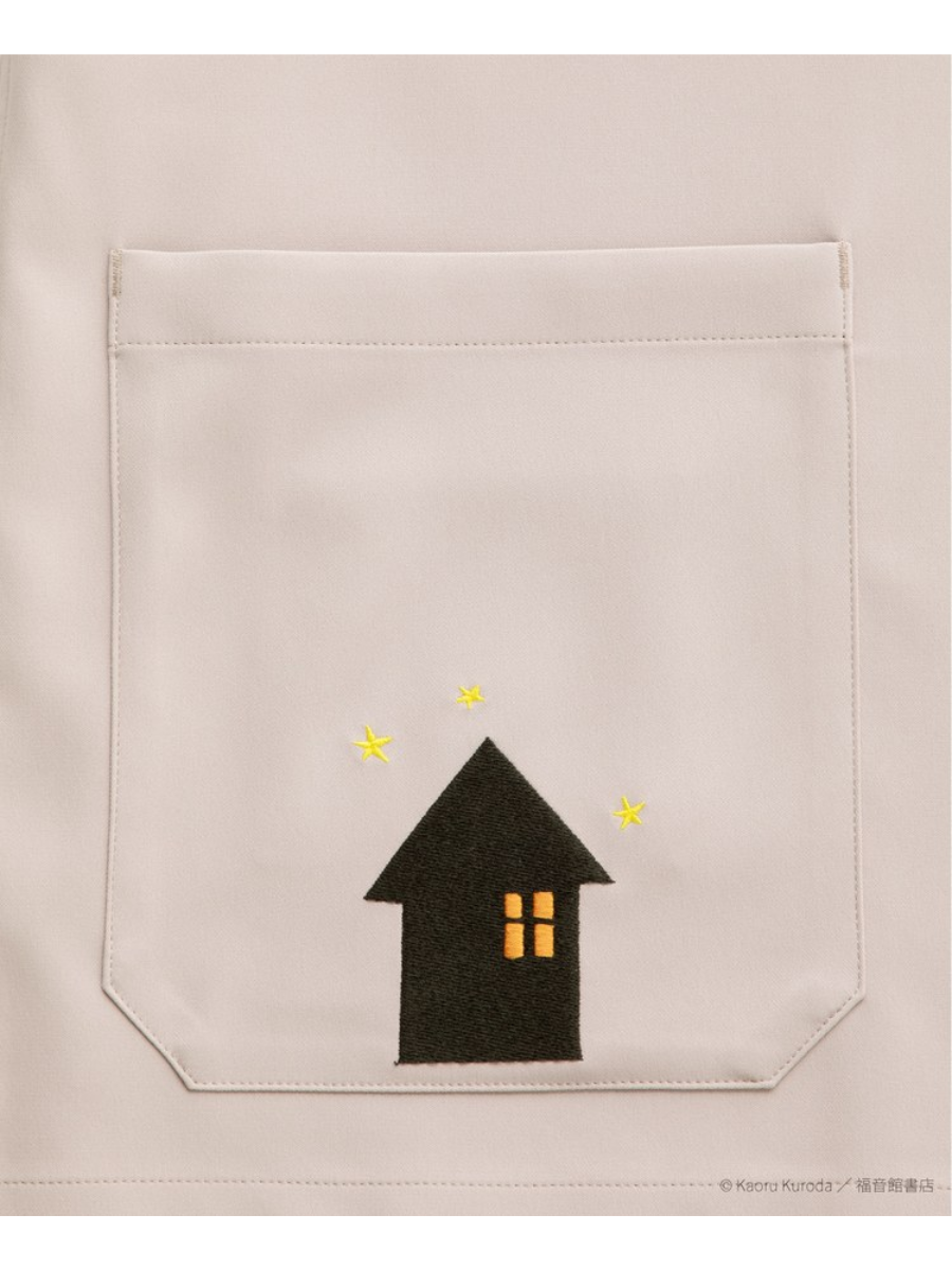 Scrub Canvas Club The Ghost in the Picture Book Unisex Scrub Top