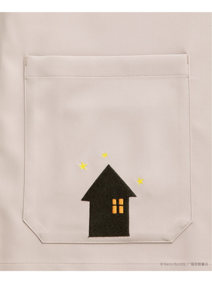 Scrub Canvas Club The Ghost in the Picture Book Unisex Scrub Top