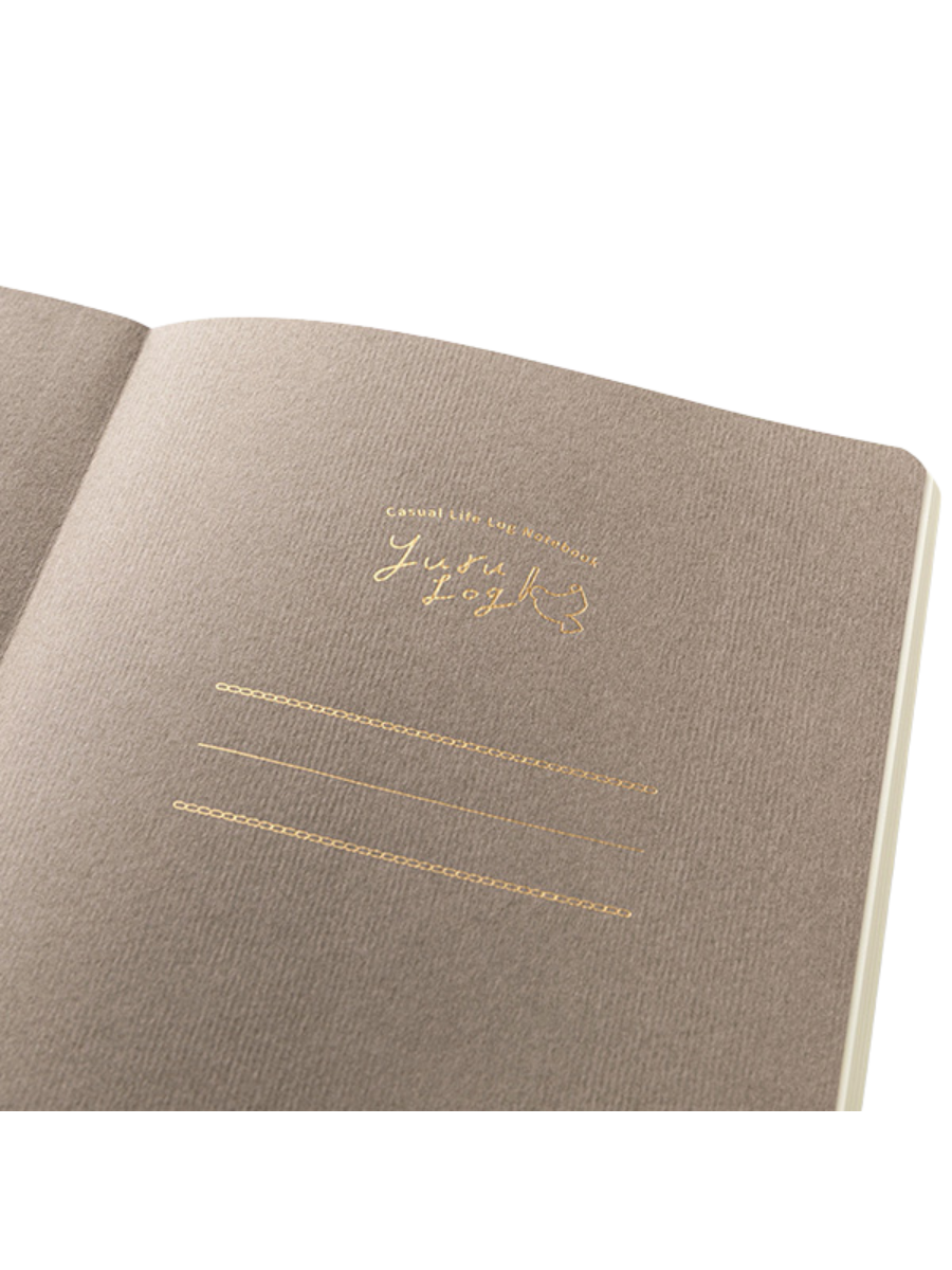 Midori Yuru Log B6 Dot Grid Notebook - Coffee Shop Design (15401006)