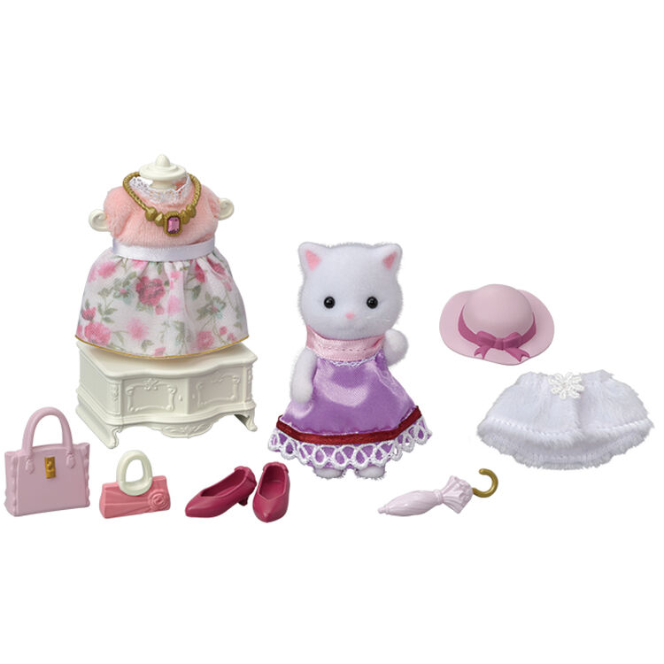 Sylvanian Families Town Series Fashion Play Set Persian Cat