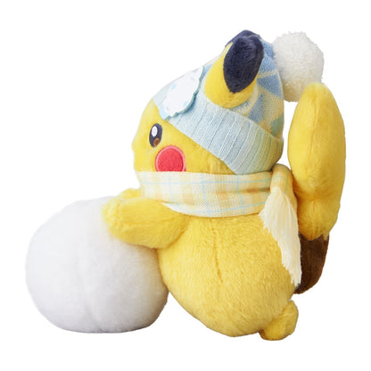 Pokemon Pikachu Playing in the Snow Plush