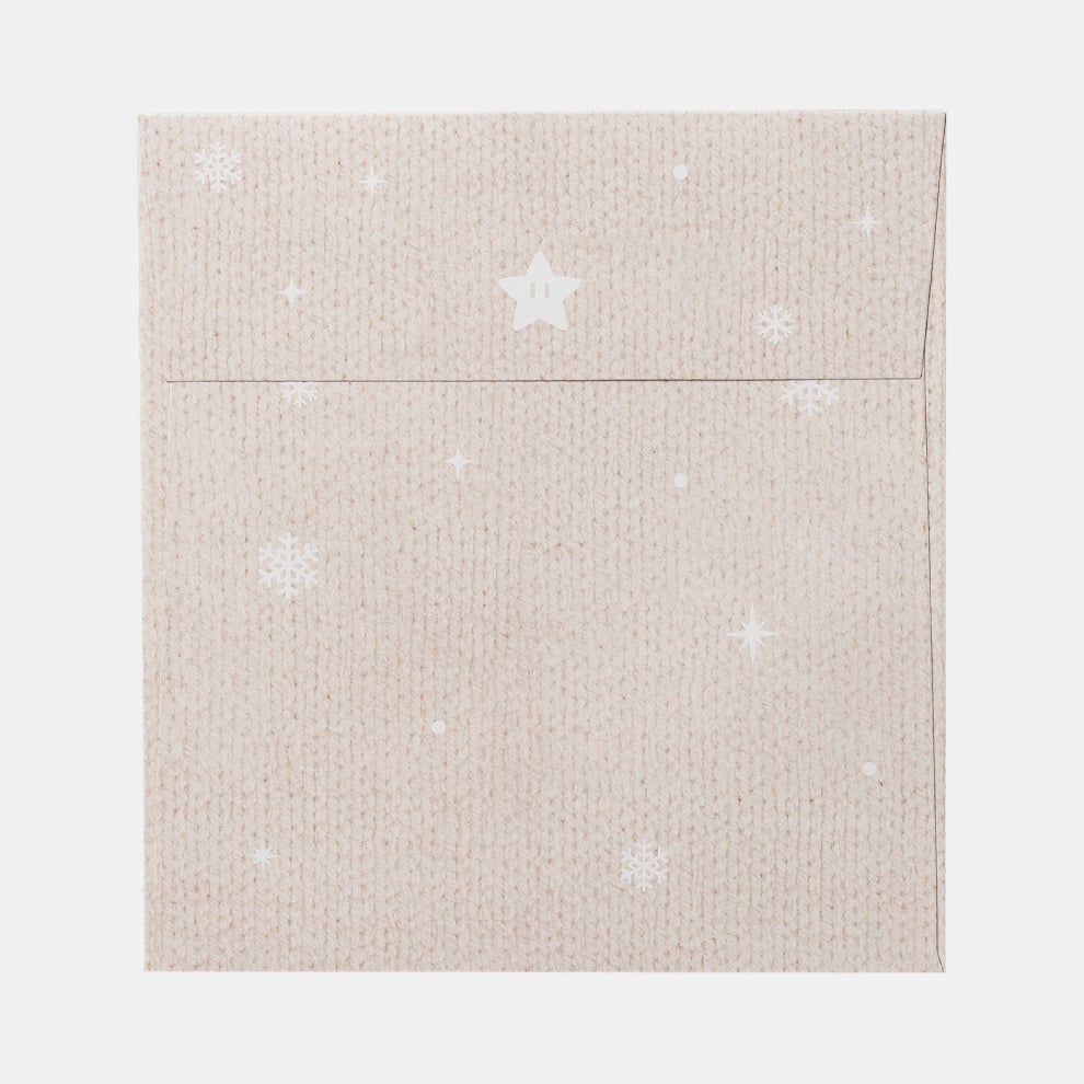 Super Mario Winter Pop-Up Greeting Card