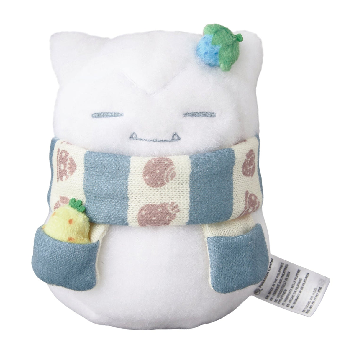 Pokemon Snorlax Snowman Plush Toy – Winter Holiday Edition