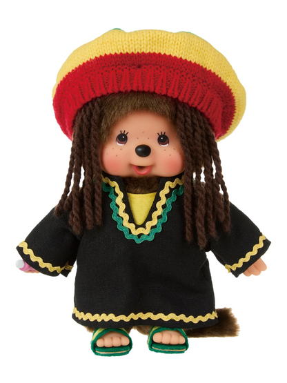 Sekiguchi Monchhichi 50th Anniversary Revival Jamaica Exhibition Limited Plush Doll