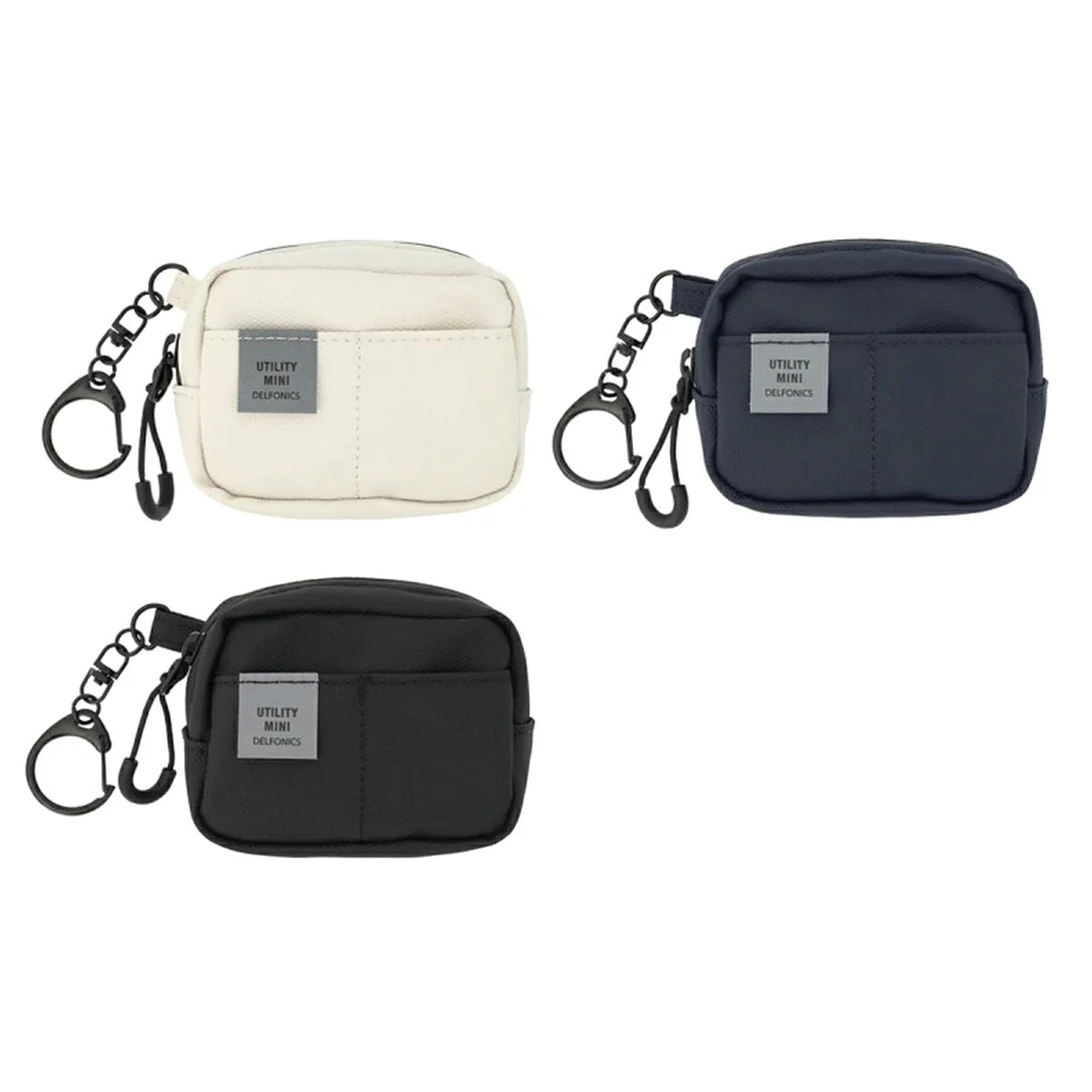 DELFONICS Inner Carrying Key Holder Water-Repellent Mini Pouch